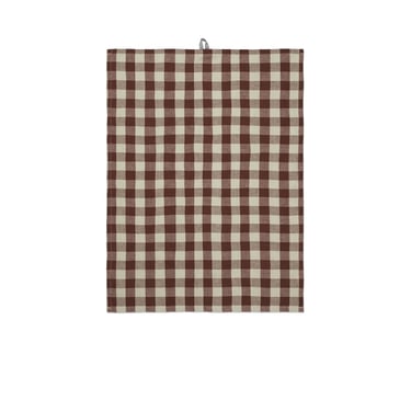 Hale Tea Towel, Cinnamon/Grey Green