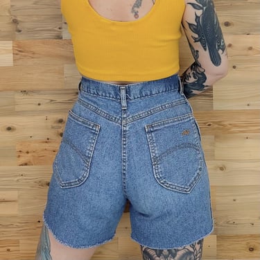 Chic Vintage Cut Off Jean Shorts / Size 28 