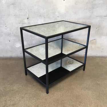 Metal / Mirrored End Table