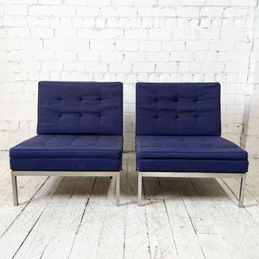 Pair of Knoll Slipper Chairs