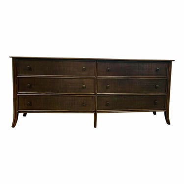 Barbar Barry for Baker / McGuire Organic Modern Caned Chocolate Brown Dresser