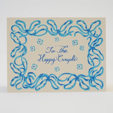 Something Blue Wedding Card