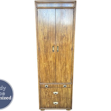 26&quot; Unfinished 2 Door 3 Drawer Drexel Vintage Hutch #08454