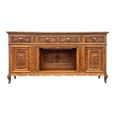 Vintage 19th C. Carved Country French Sideboard 