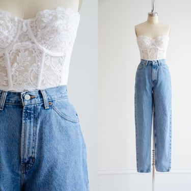 straight leg jeans | 90s vintage GAP reverse fit high rise mom jeans 