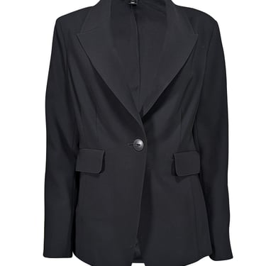 St. John - Black Single Button Blazer Sz 8