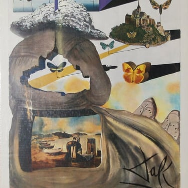 Salvador Dali, Normandie French National Railroad, Poster 