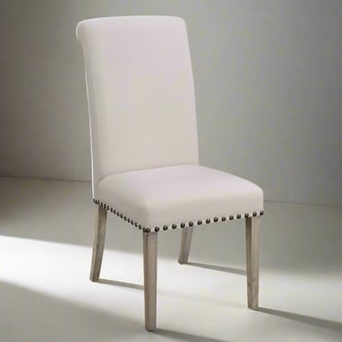 Salem Upholstered Side Dining Chairs Rustic Smoke Grey (Set of 2) FFE258-52