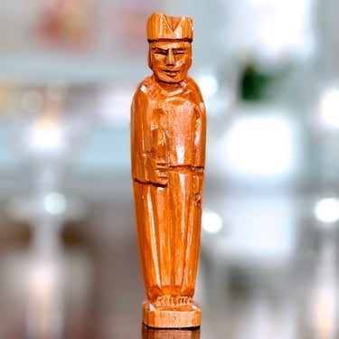 VINTAGE: Hand Carved Wood Figurine - Wiseman - Nativity - Holliday - SKU 15-C2-00010190 