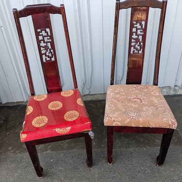 Vintage Red Restaurant Chairs