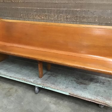 Salvaged Oak Church Pew (Tacoma)