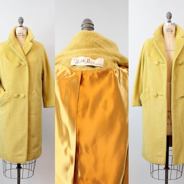 1960s 1967 documented DIJON LILLI ANN  mohair coat small medium | new winter 