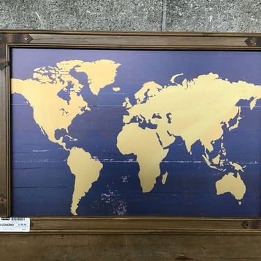 Framed Map Art (Seattle)