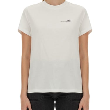 A.P.C. Women T-Shirt With Logo