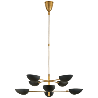 Graphic Large Two-Tier Chandelier