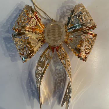 Danbury Mint Gold Christmas Ornament Gold | 1996 Gold Plated Christmas Ornament | Vintage Danbury Mint Gold Ornament 