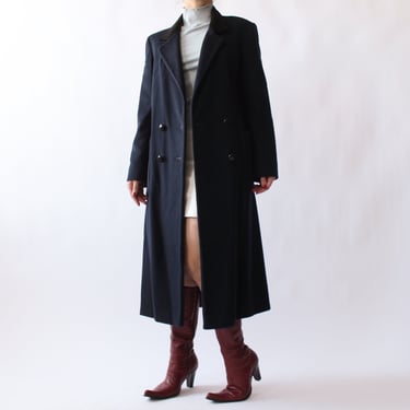 Vintage Midnight Wool Coat