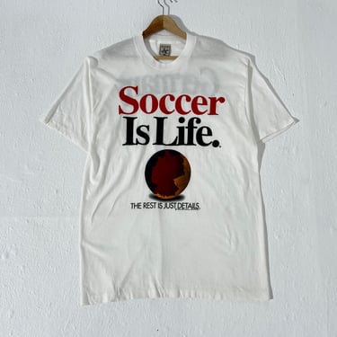 Vintage 1990's Soccer is Life Germany T-Shirt Sz. XL