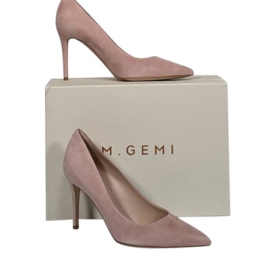 M. Gemi - Pink Suede Pointed Toe Pumps Sz 7.5