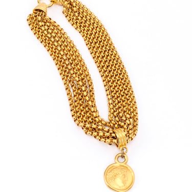 6-Strand Coin Necklace