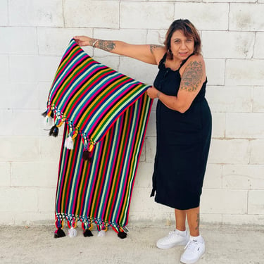 Guatemalan Style Pom Pom Textile