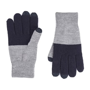 Verloop Colorblock Knit Touchscreen Gloves (Size: OS)