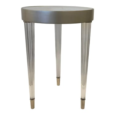 Caracole French Modern Silver Tri Me Side Table