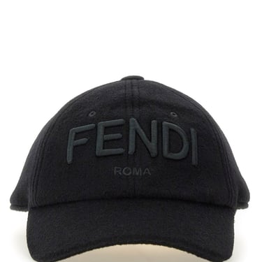 Fendi Men Wool Baseball Hat