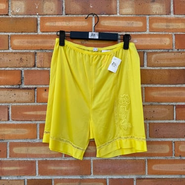 vintage 60s yellow Penneys gaymode bloomers / m medium 