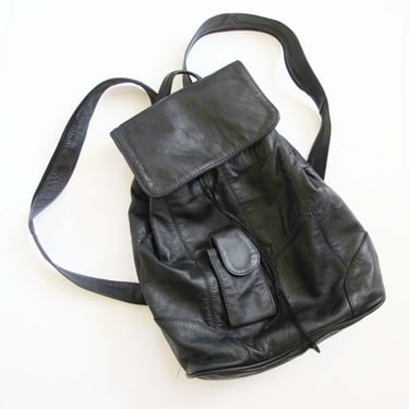 90s leather backpack best sale