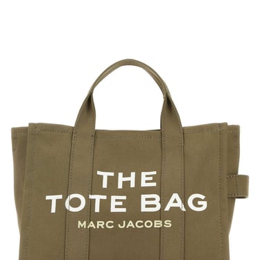 Marc Jacobs Women Army Green Canvas Medium The Tote Bag Handbag