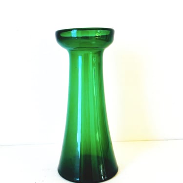 Vintage Glass Bulb Forcer, Emerald Green