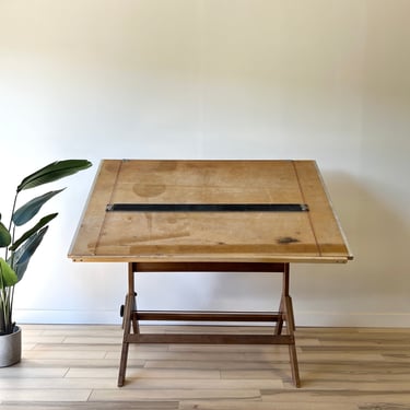 Vintage Large Drafting Table / Standing Desk