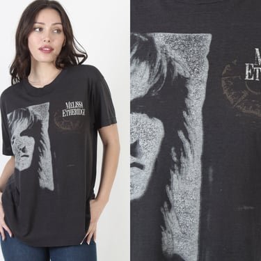 Vintage 1989 Melissa Etheridge Brave And Crazy Concert T Shirt 