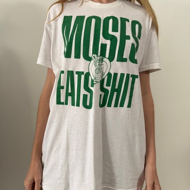 80s Moses Eats Shit Celtics Tee