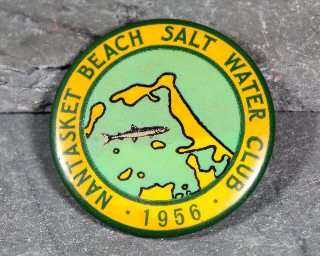 Vintage Nantasket Beach Salt Water Club 1956 Pin | Hull, Massachusetts ...