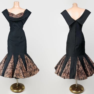 open lace back dress 80s Fredericks of Hollywood Dress main image 0