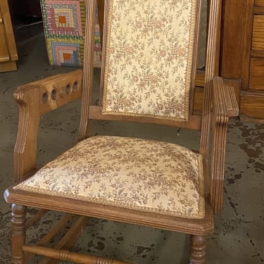 Floral Patterned Rocking Chair