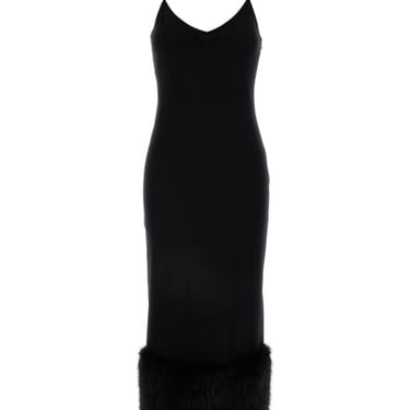 Prada Women Black Jersey Dress