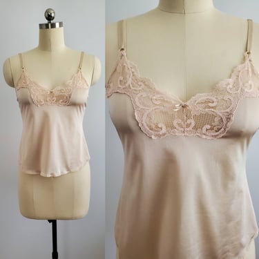 1980's Maidenform Sweet Nothings Camisole - 80's Lingerie - 80s Slip - Women's Vintage Size Small 