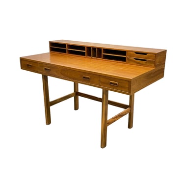 COMING SOON... Mid Century Modern Teak Double Sided DESK in the style of Peter Lovig, 1960's 