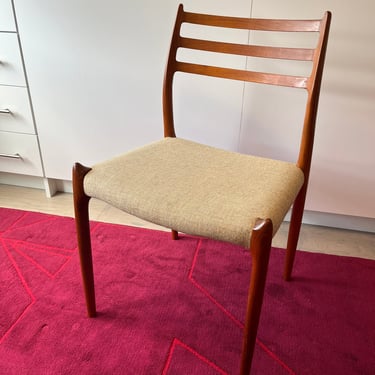 Vintage Moller model 78 teak chair 