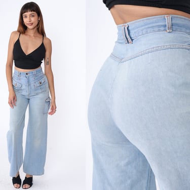 Levi's 646 Bell Bottoms // vintage 70s Levis denim blue Levi's 646 Bell Bottoms // vintage 70s Levis denim blue