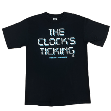 Vintage Stone Cold Steve Austin WWF "The Clock's Ticking" T-Shirt