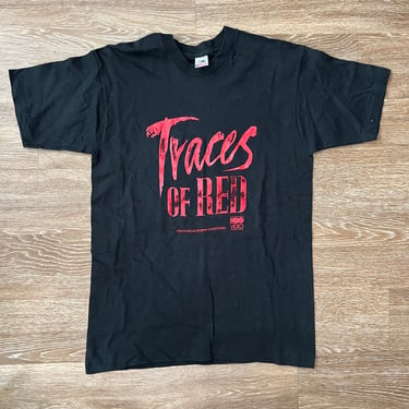 90's Traces of Red Black T Shirt Movie Promo Tv Large 