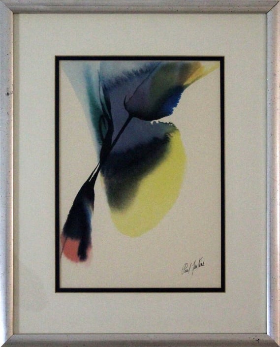 Paul Jenkins Modern Abstract II Lithograph Signed in the Plate Framed 