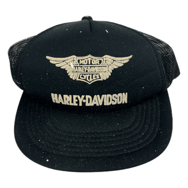 Vintage Harley-Davidson Motorcycles "Puffy Ink" Truck Hat