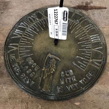 Vintage Brass Sundial (Seattle)