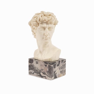 A. Santini Italian Bust Sculpture 