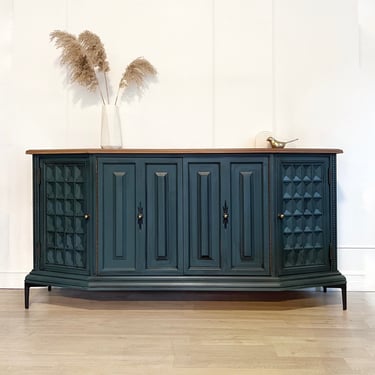 Blue deals credenza buffet